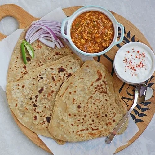 Ajwain Paratha with Carom Seeds