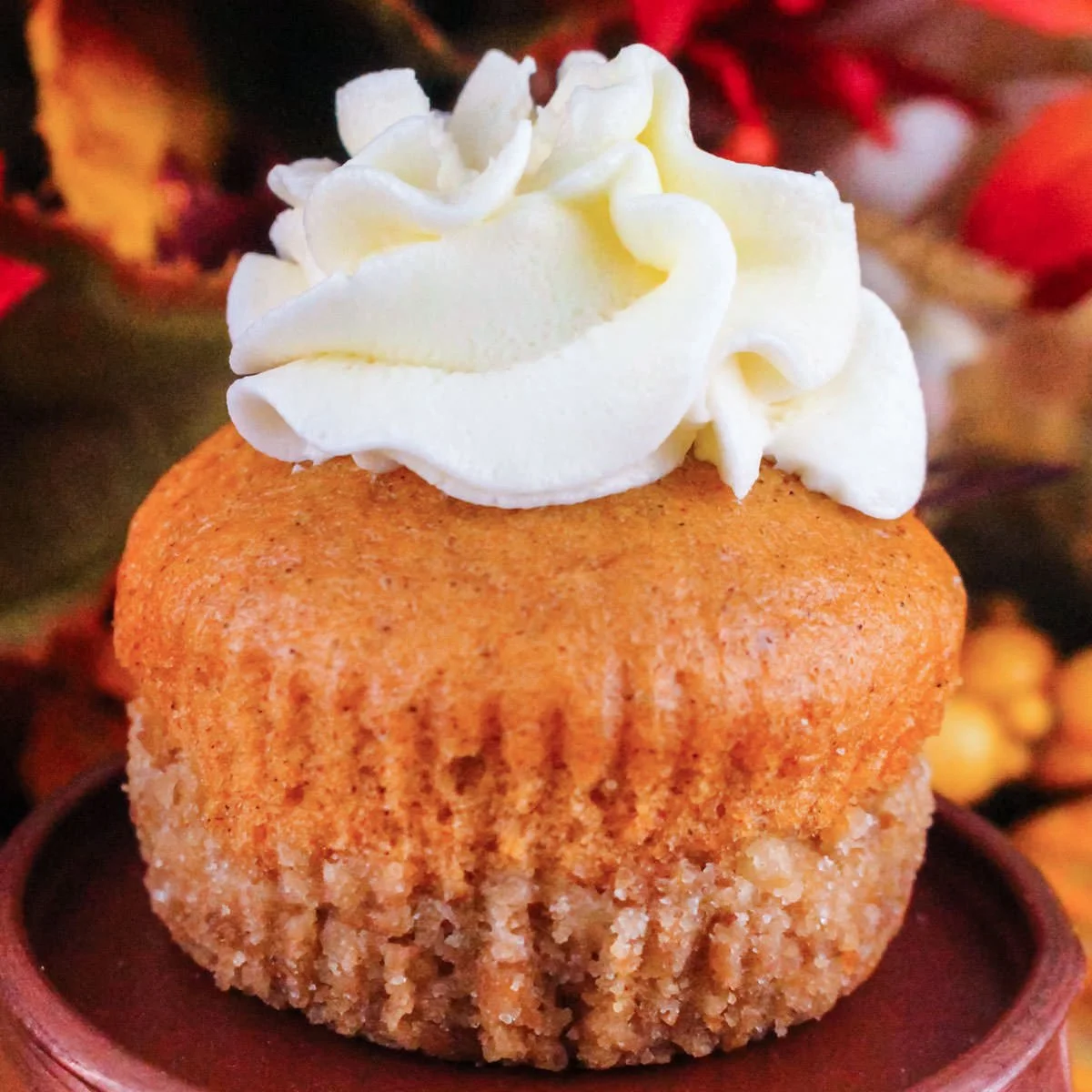 Autumn Pumpkin Pie Cupcake Delights