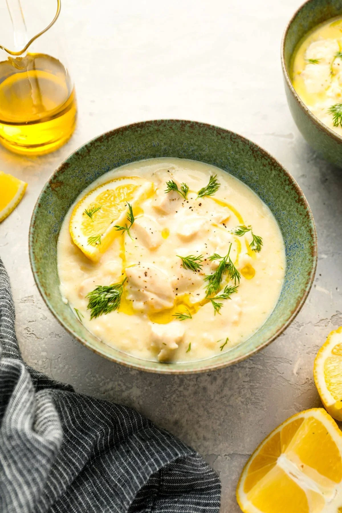 Avgolemono Chicken Rice Soup