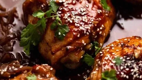Baked Sticky Honey Soy Chicken
