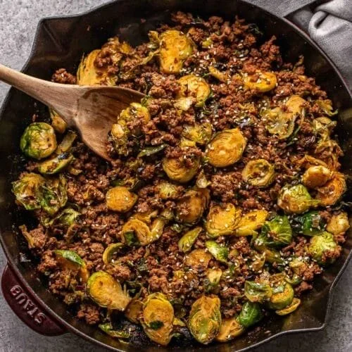 Beef with Brussels Sprouts