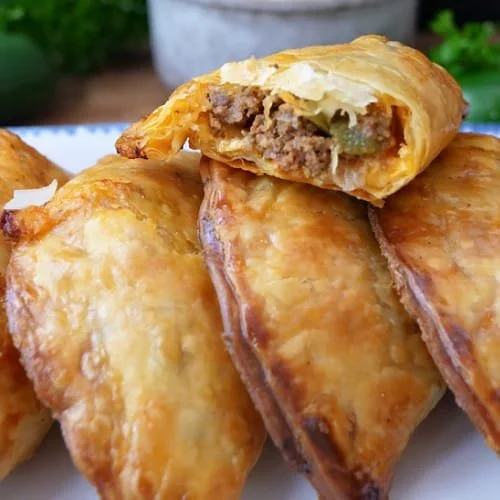 Cheesy Beef Empanadas