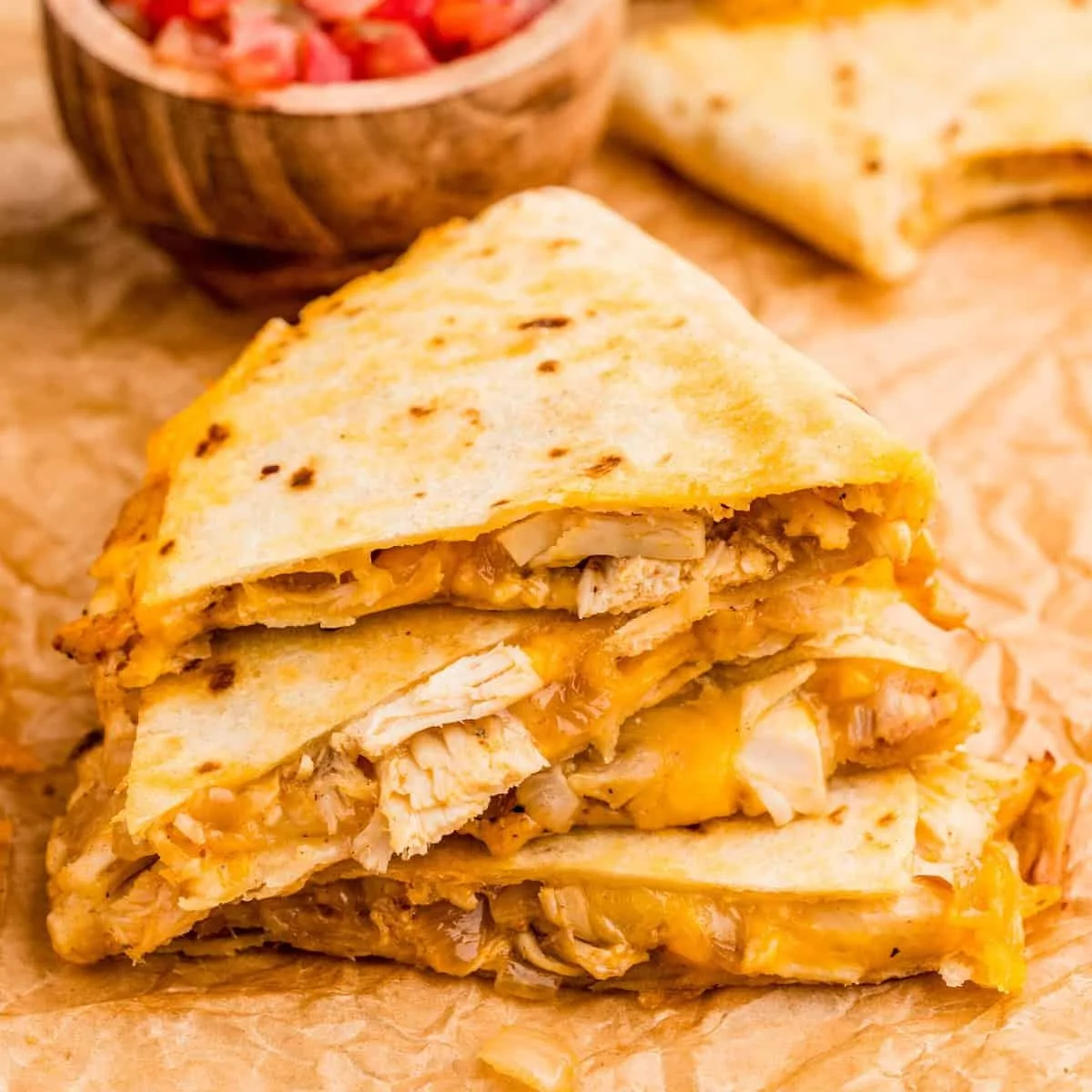 Cheesy Chicken Quesadilla