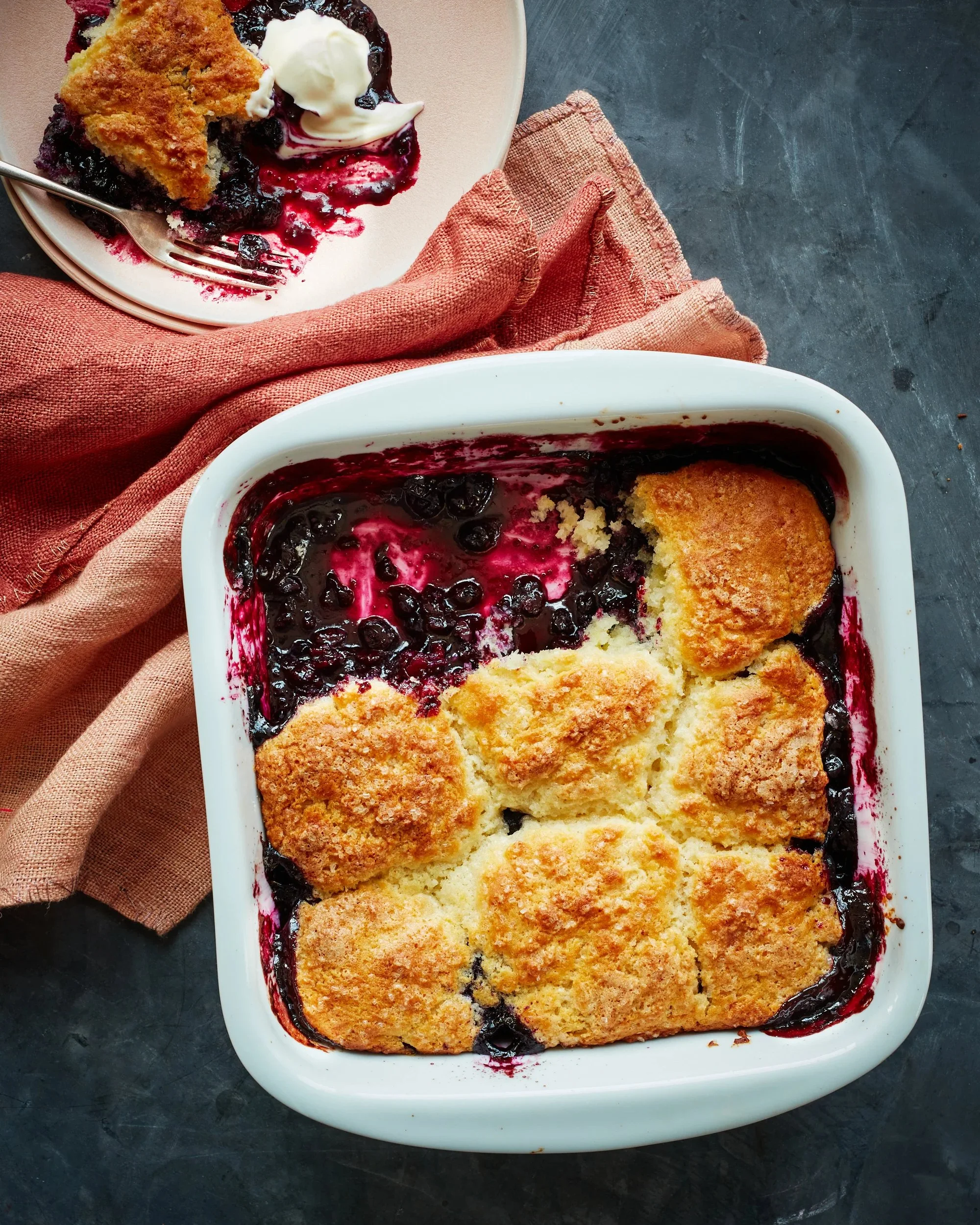 Classic Blueberry Cobbler