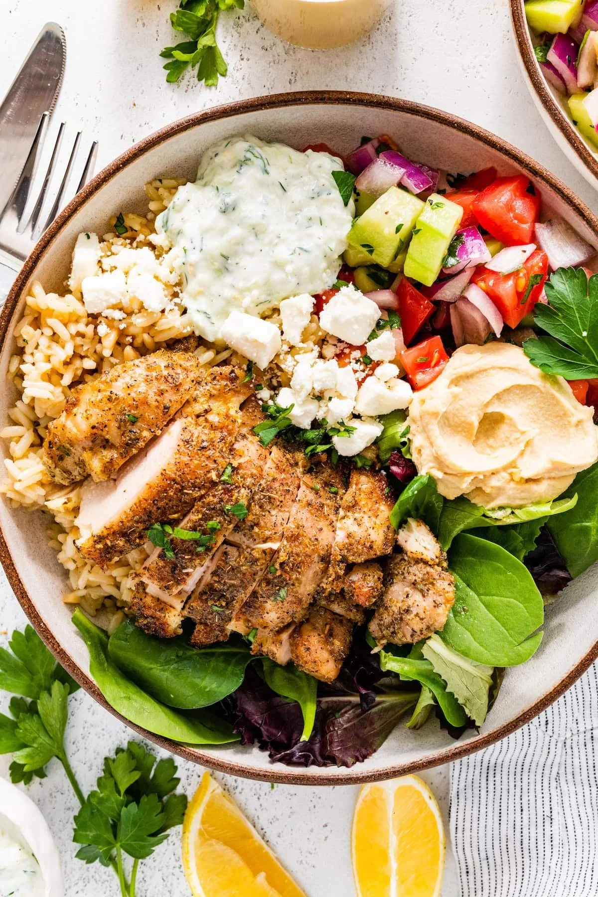 Classic Greek Chicken Bowls