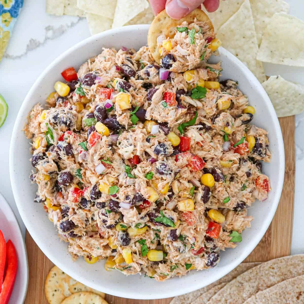 Corn and Mexican Tuna Salad