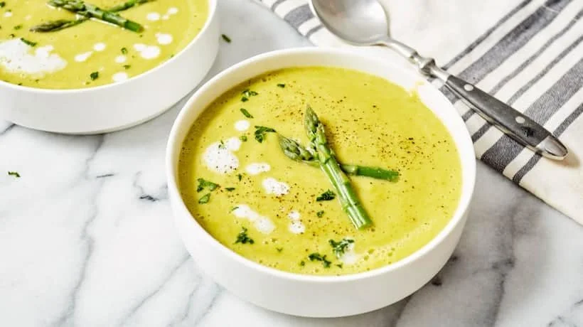 Creamless Asparagus Soup