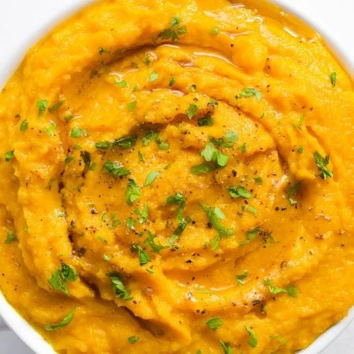 Creamy Carrot and Butternut Squash Mash