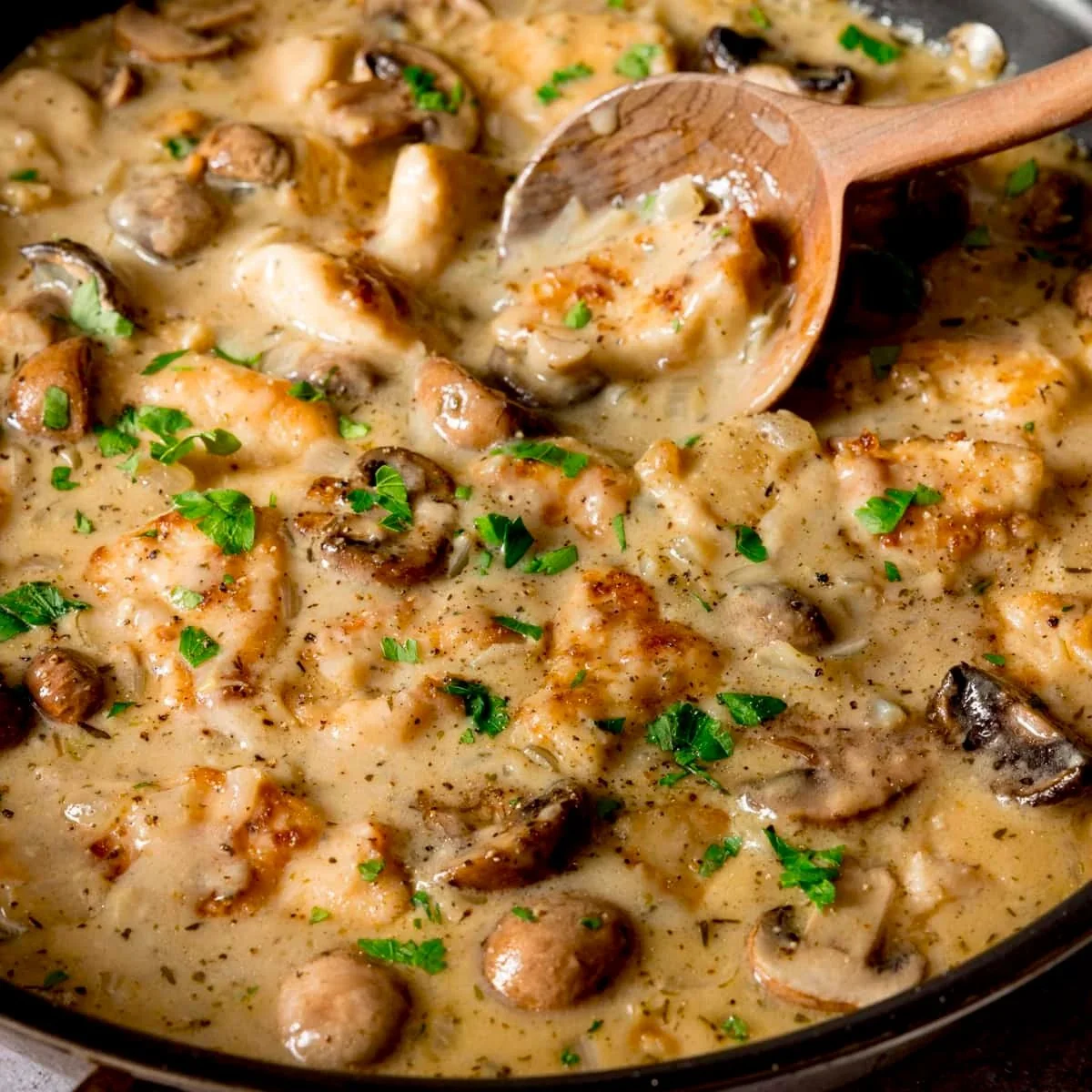 Creamy Chicken Mushroom Casserole