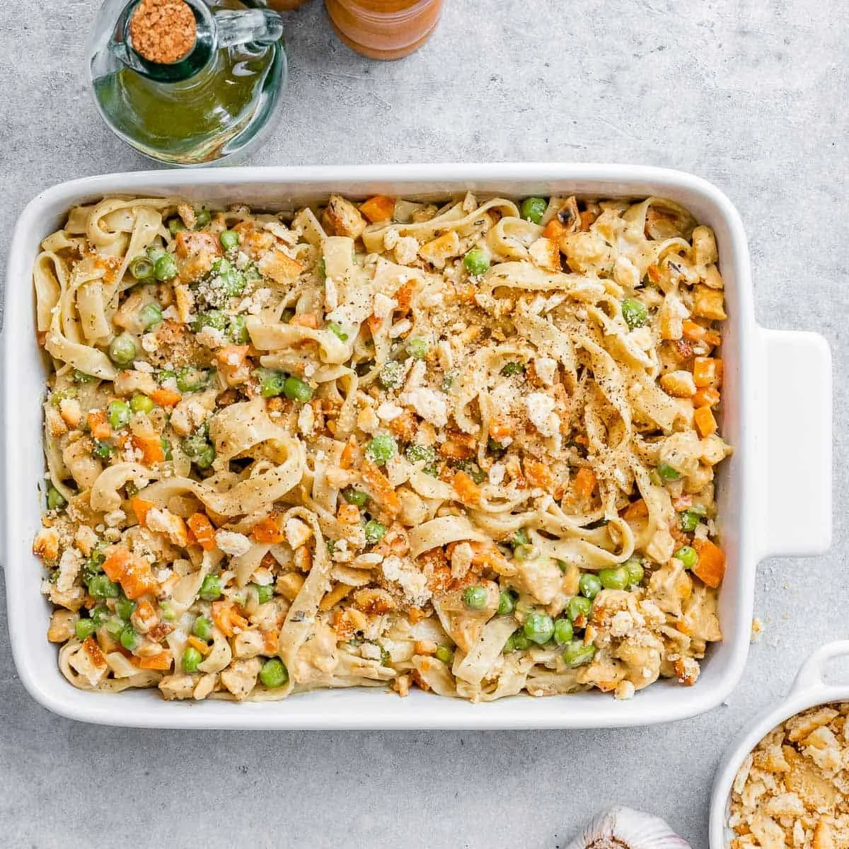 Creamy Chicken Pot Pie Casserole