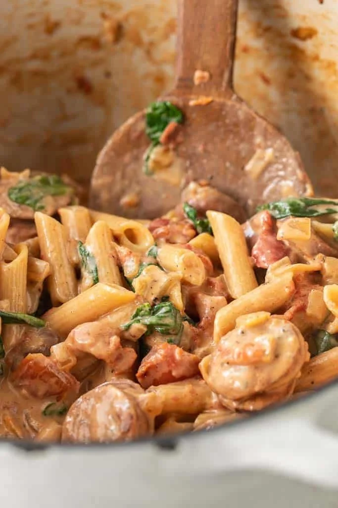 Creamy Chicken Sausage Pasta
