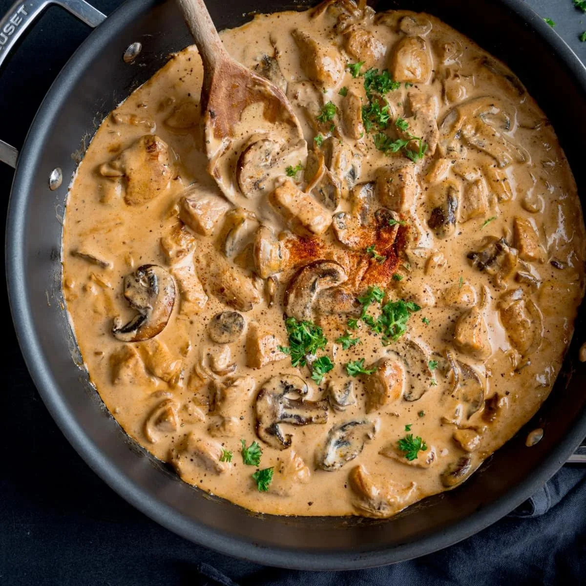 Creamy Chicken Stroganoff Recipe