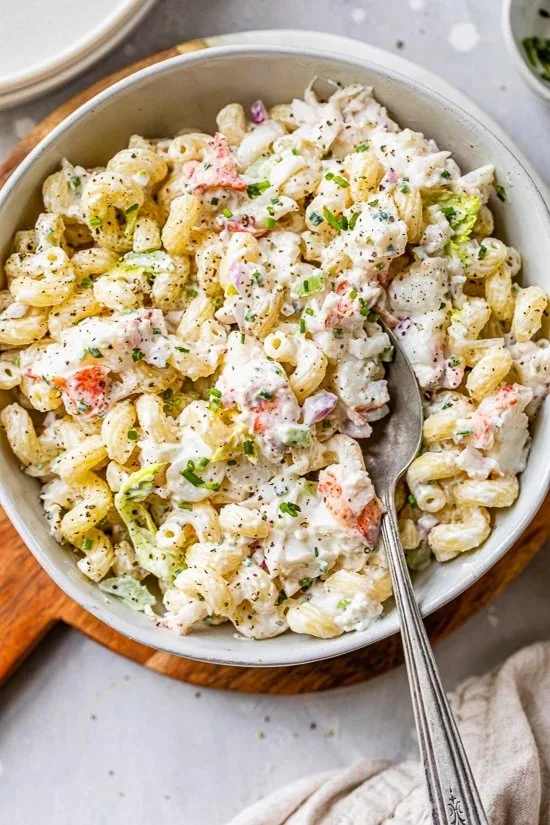 Creamy Lobster Pasta Salad