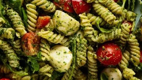 Creamy Pesto Pasta Salad