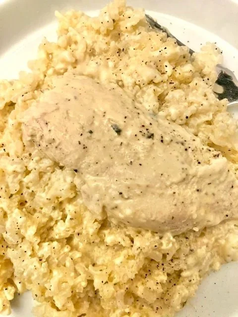 Creamy Ranch Chicken Rice Bake