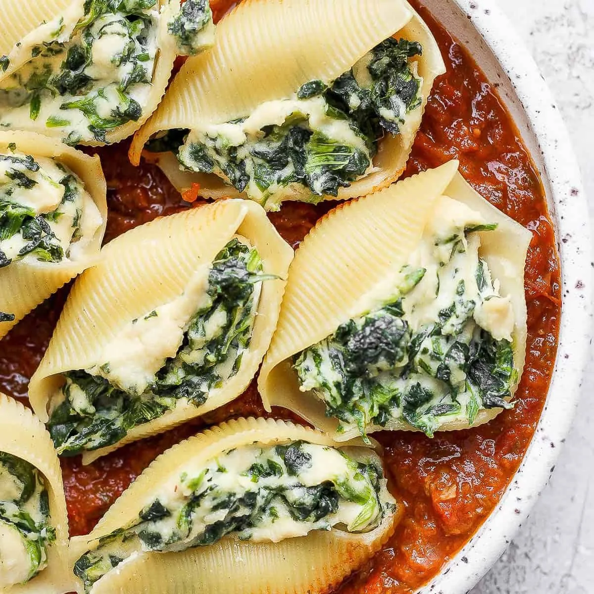 Creamy Savory Vegan Stuffed Shells