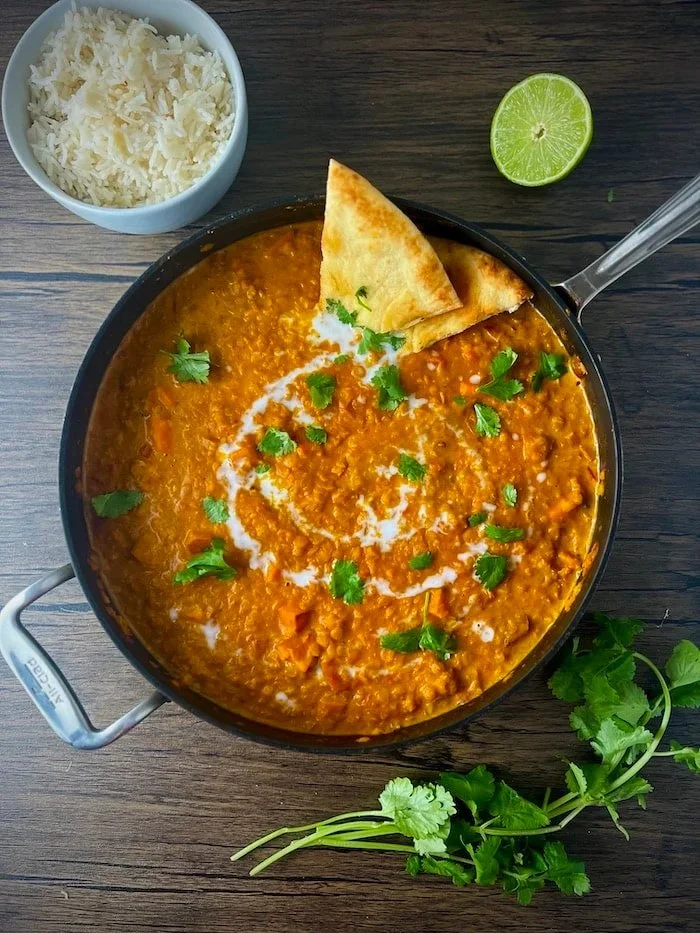 Creamy Vegan Red Lentil Curry