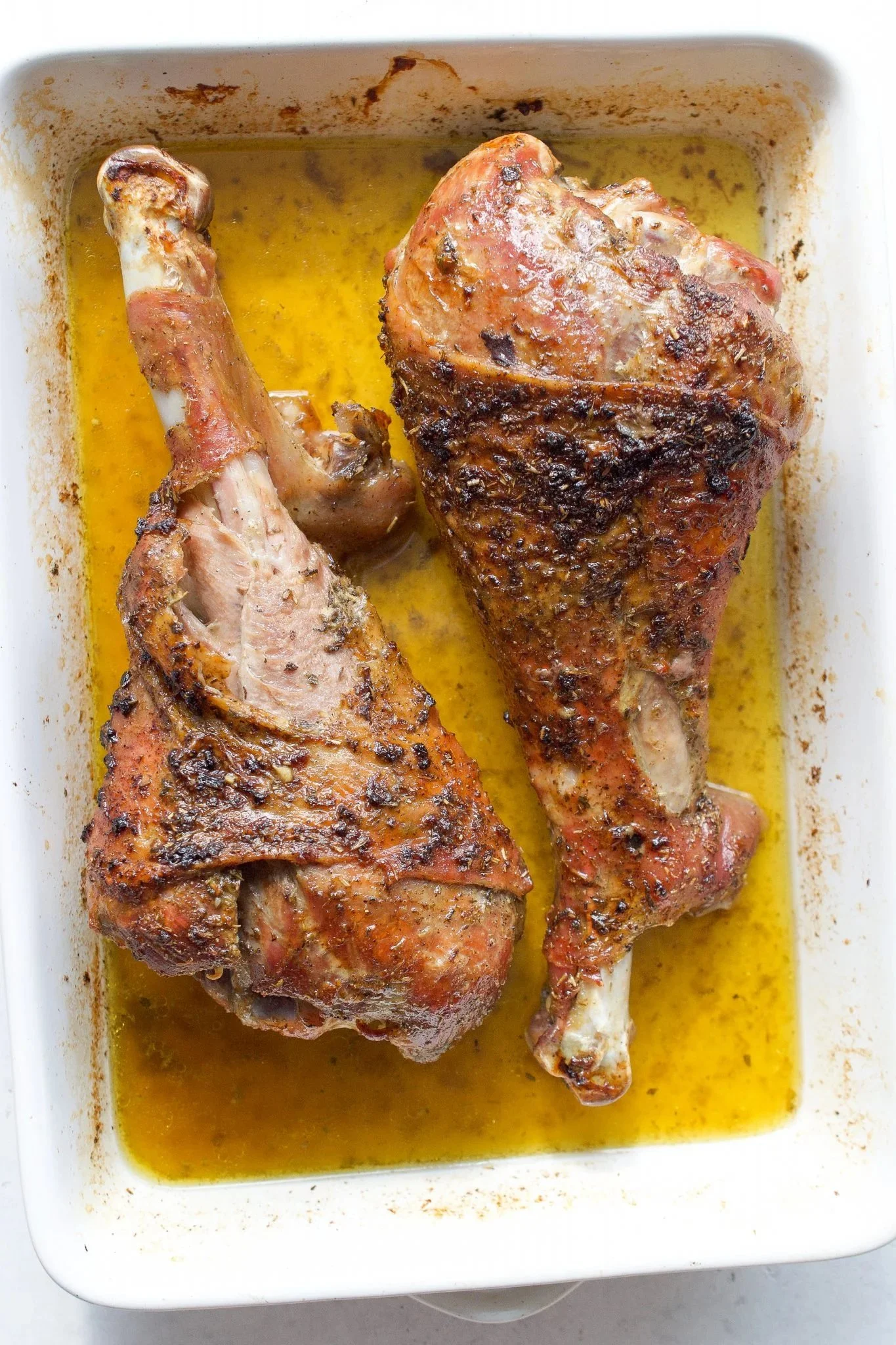 Crispy Oven Roasted Turkey Legs