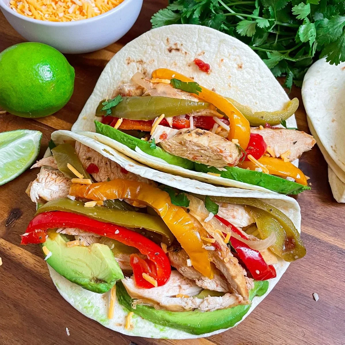 Crockpot Chicken Fajitas