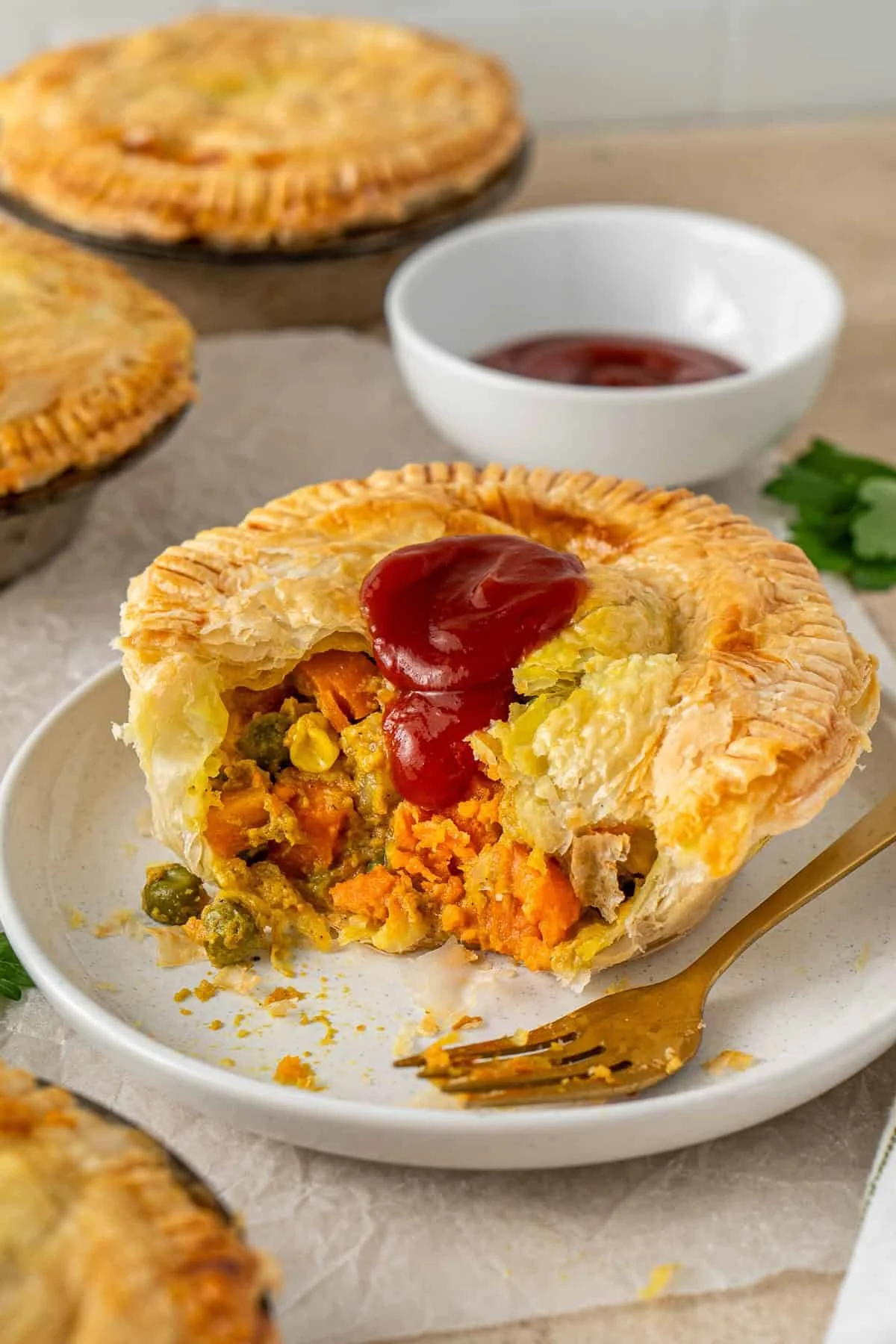 Curry Vegetable Pies