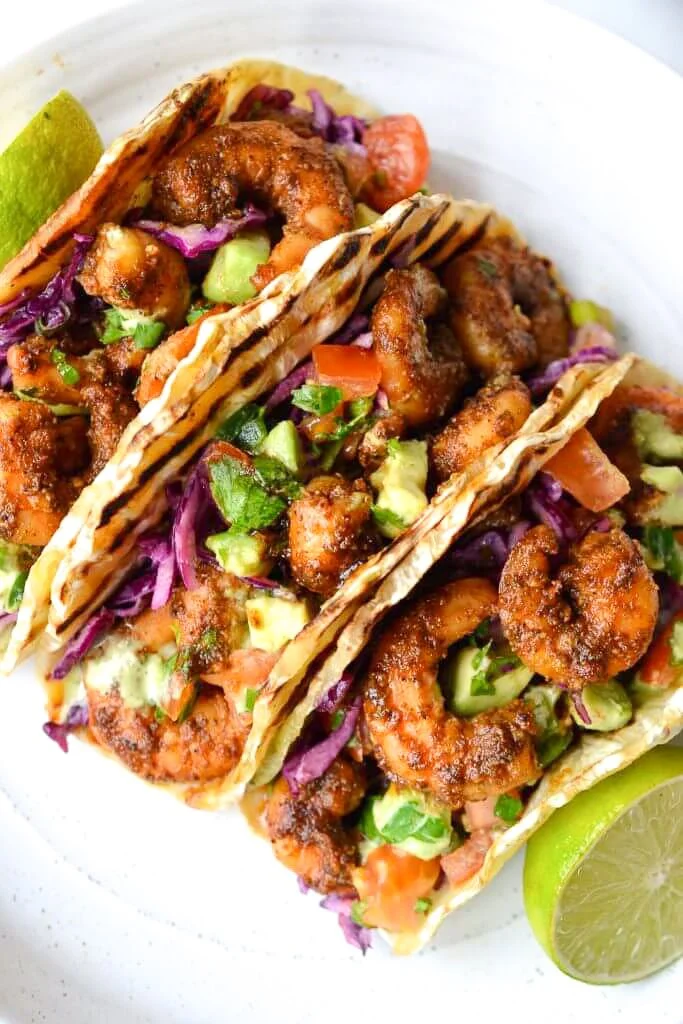 Fiery Shrimp Tacos