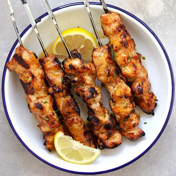 Filipino-Style Chicken Skewers