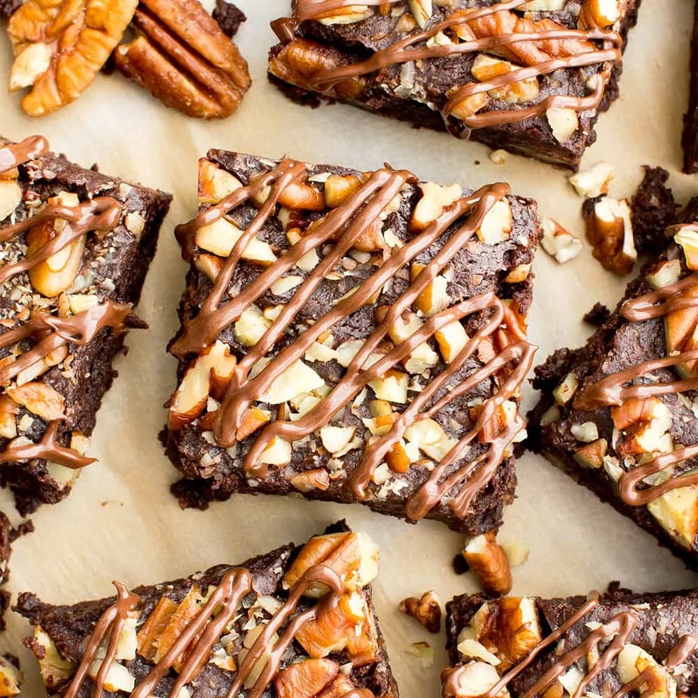 Gluten-Free Dairy-Free Double Chocolate Pecan Brownies