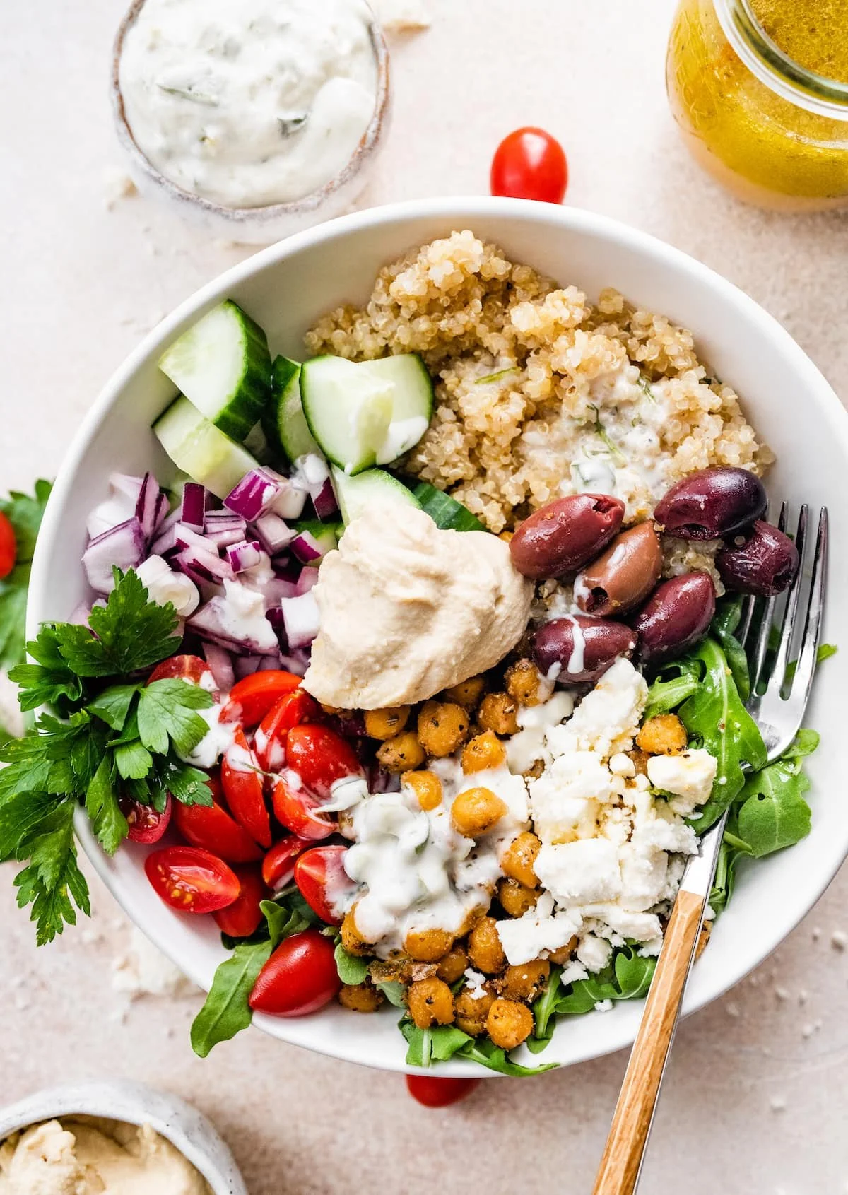 Herbed Mediterranean Quinoa Bowl