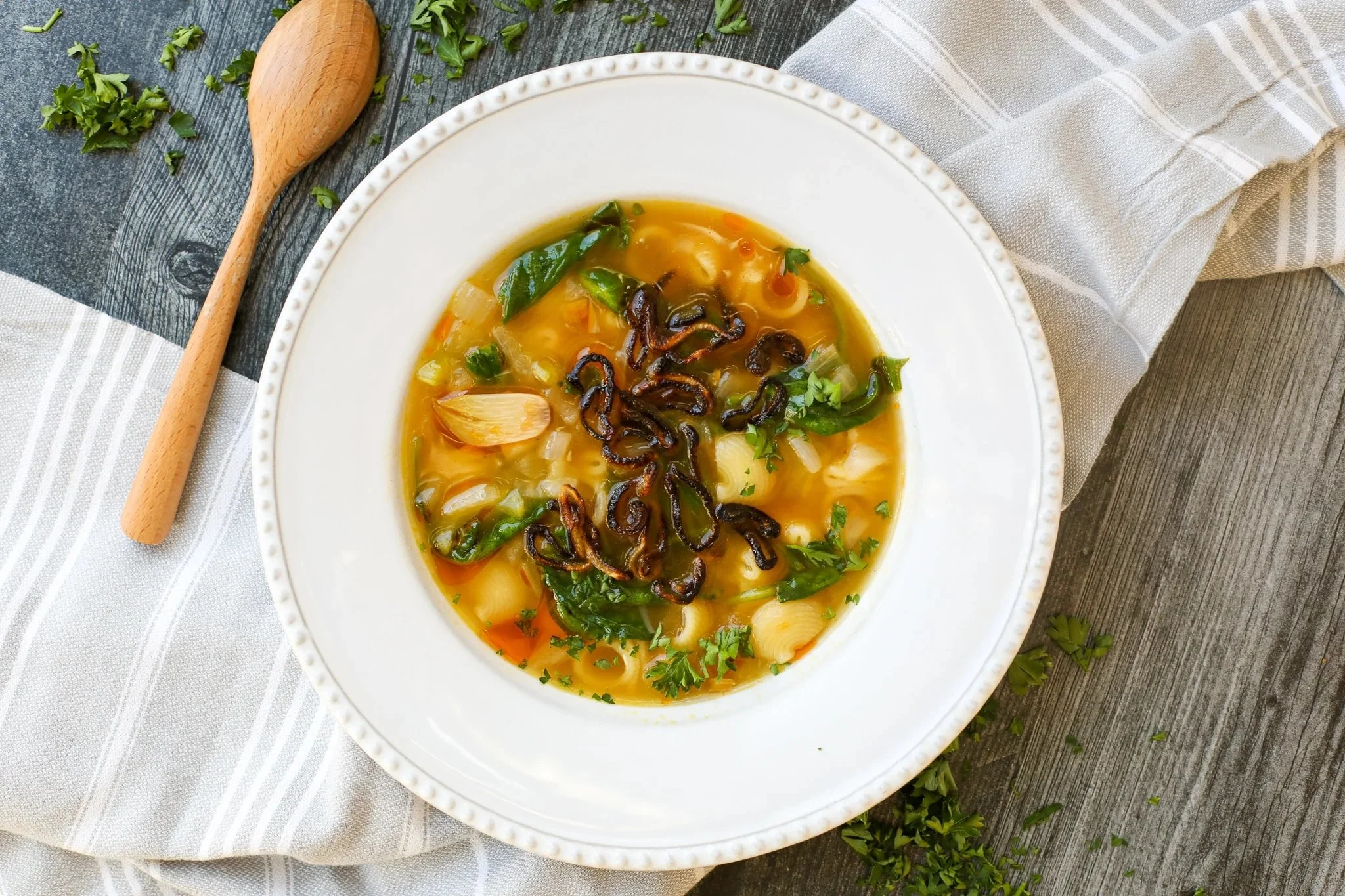Immune-Boosting Garlic Ginger Soup