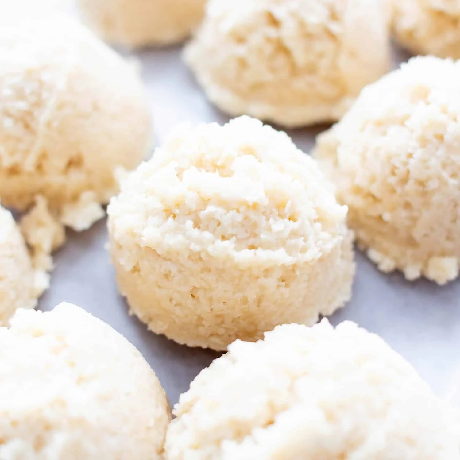 Ingredient No-Bake Coconut Macaroons
