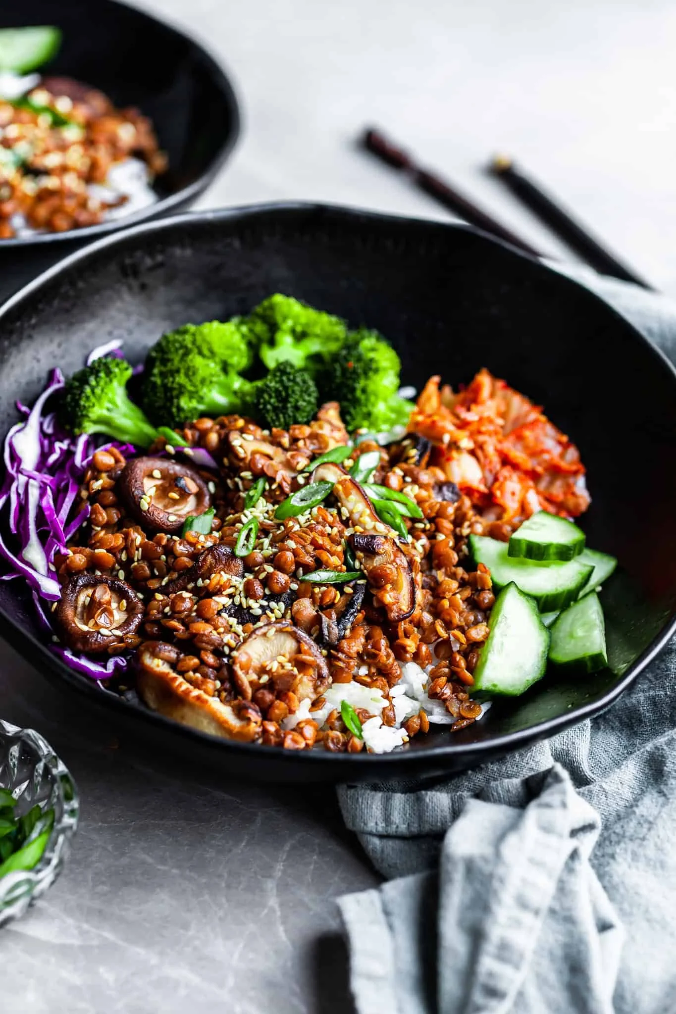 Korean Lentils Bulgogi (Vegan GF)
