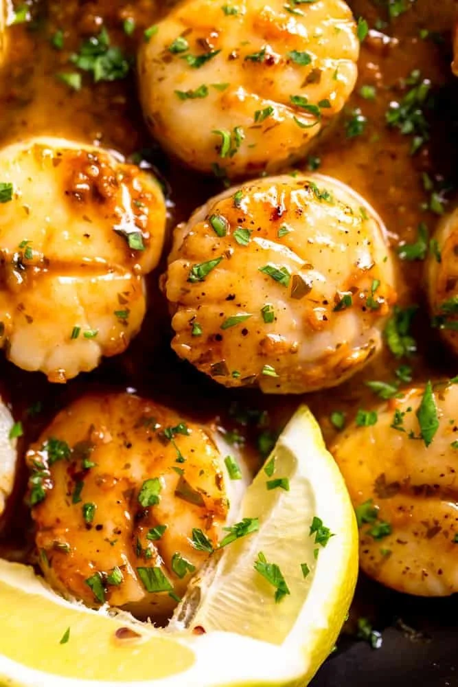 Lemon Butter Seared Scallops