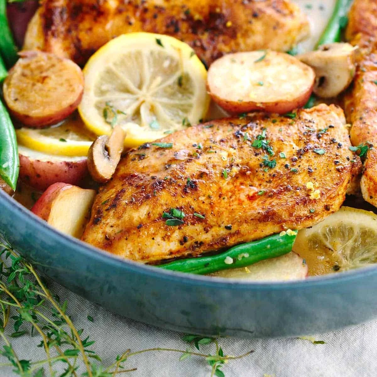 Lemon Chicken One-Pot with Veggies