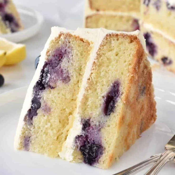Lemon-Infused Blueberry Cake