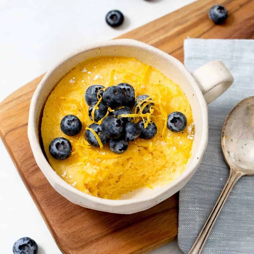 Lemon Keto Mug Cake