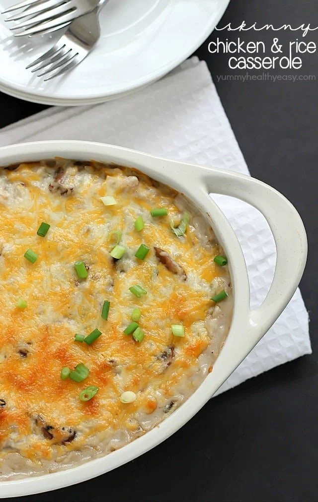Light Chicken and Rice Casserole