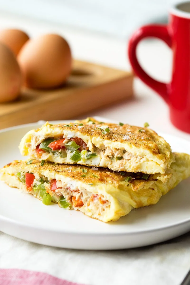 Low Carb Tuna Omelette