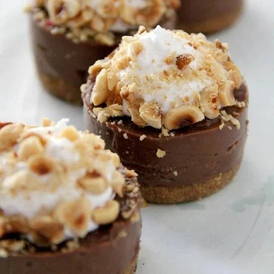 No-Bake Nutella Cheesecake Cups