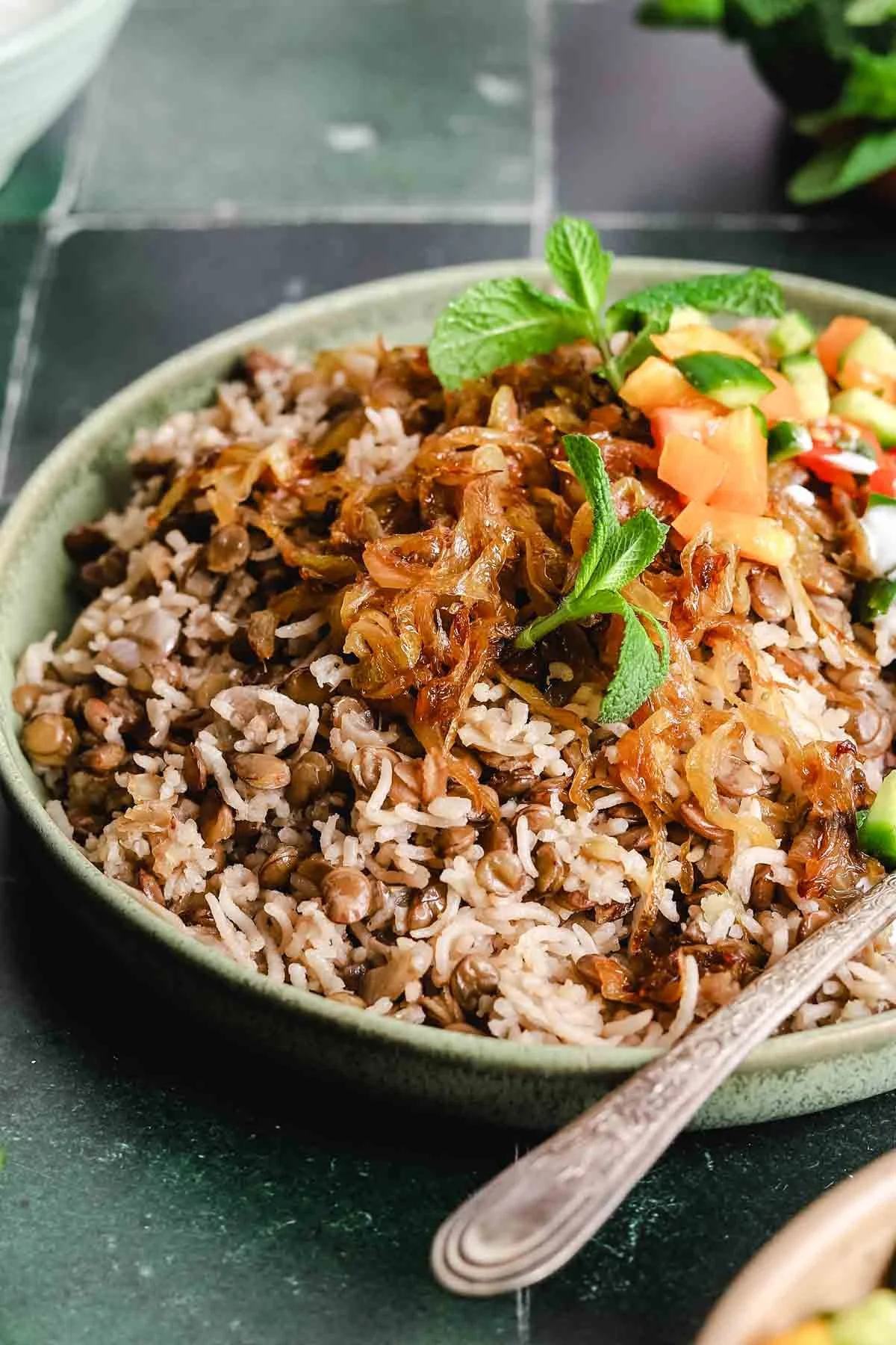 One-Pot Mujadara with Lentils and Rice
