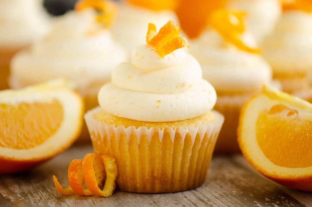 Orange Creamsicle Cupcakes