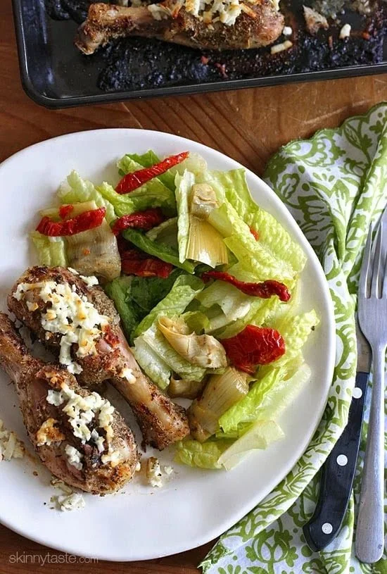 Oregano-Infused Lemon Feta Chicken