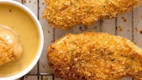 Oven Baked Crispy Chicken Tenders
