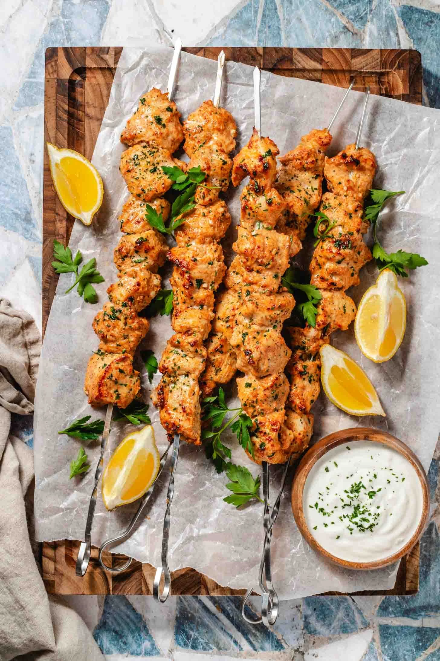 Oven-Baked Juicy Chicken Skewers