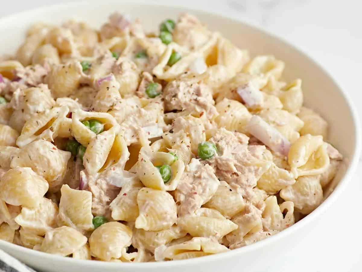 Peas and Tuna Pasta Salad
