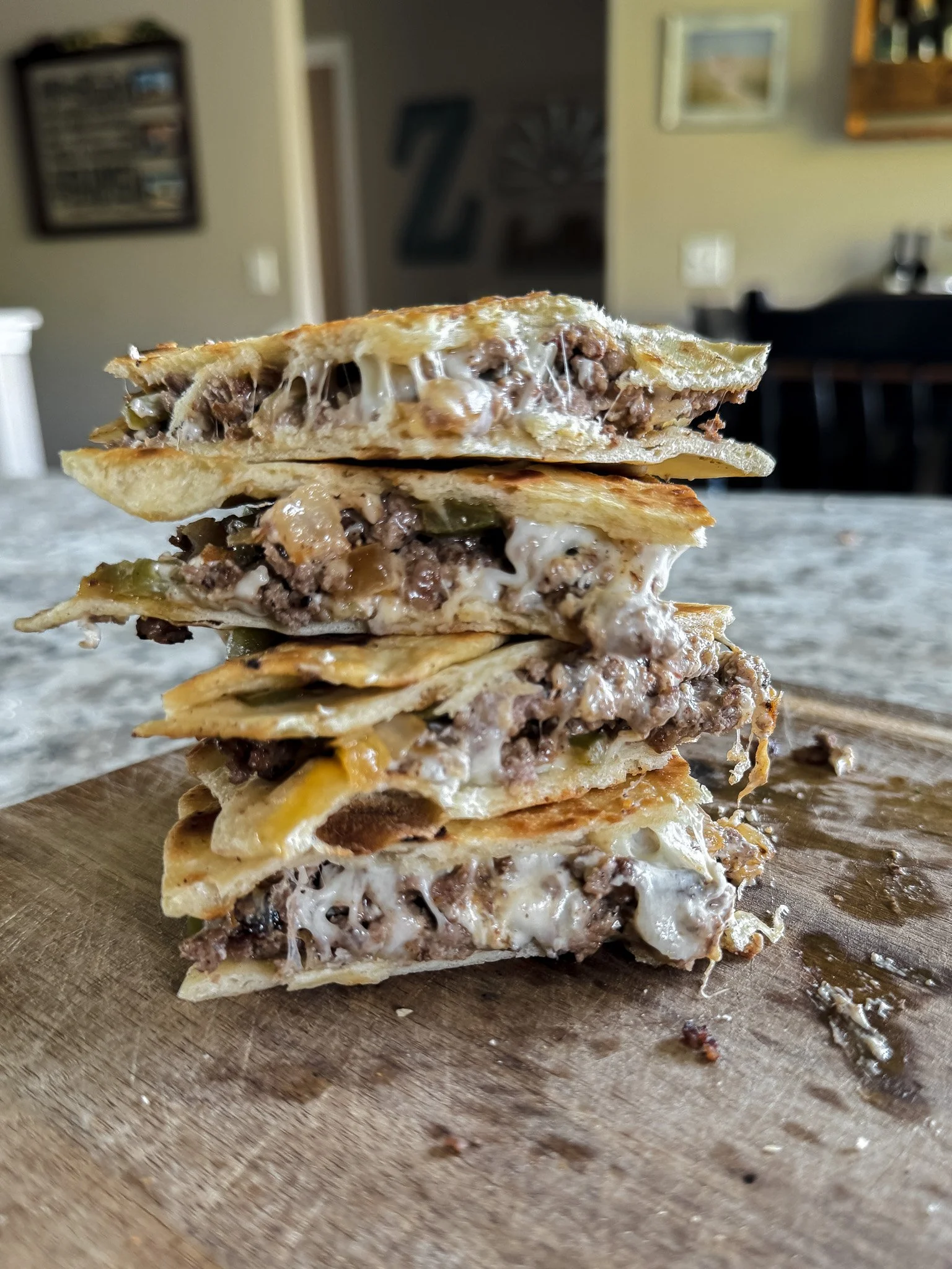 Philly Cheesesteak Quesadilla Fusion