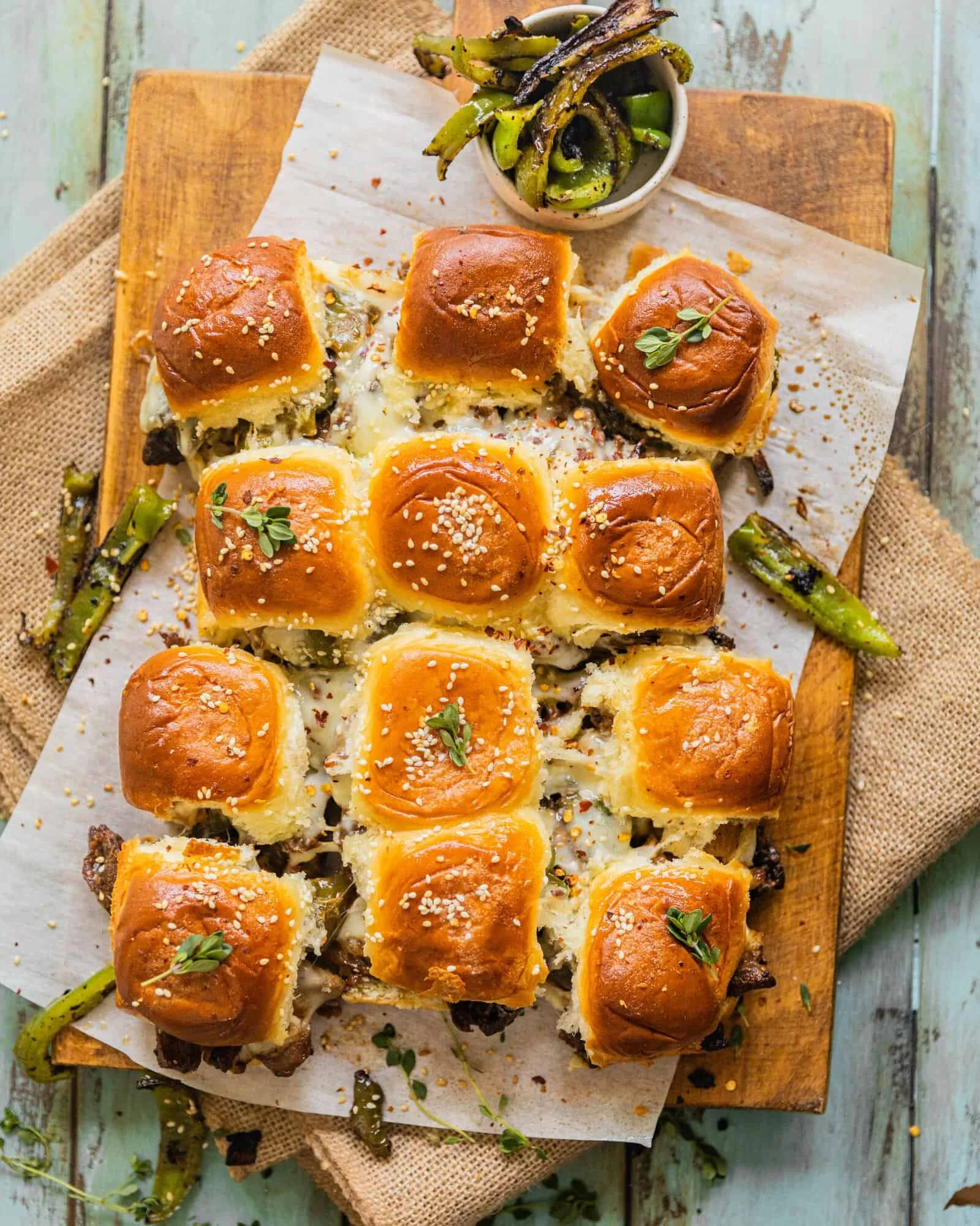 Philly-Style Cheesesteak Sliders