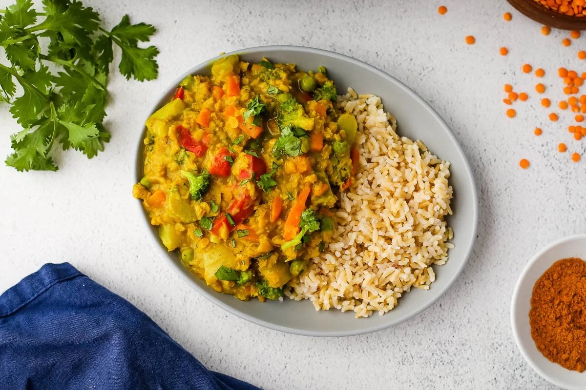 Quick 15-Minute Veggie Curry