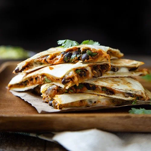 Roasted Pumpkin Quesadillas Tonight