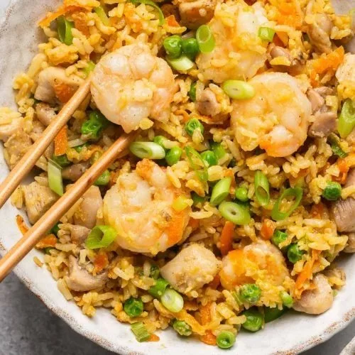 Shrimp and Chicken Fried Rice
