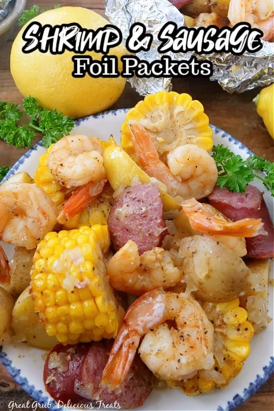 Shrimp Sausage Foil Packets